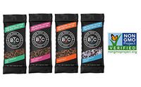 Better Than Coffee Energy Bars - Gluten Free, Vegan, Low Sugar, Low Carb with Added Plant Protein, 100 mg Caffeine Energy Bars - Variety Pack, 4 Flavors (12 count)