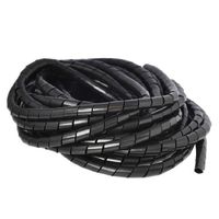 XKSIKjian'Household Hand Tool 4-31mm Spiral Cable Wire Wrap Tube Desktop Computer Cord Tidy Management Home Repair Tools - Black 30mm - 2m