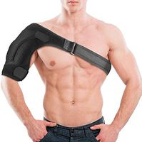 Shoulder Brace - Compression Sleeve for Rotator Cuff Pain Relief, Adjustable Support for Men and Women, Pressure Pad for hot or ice Pack for Shoulder Impingement Syndrome, Arthritis,Tendonitis