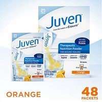 Juven Therapeutic Nutrition Drink Mix Powder for Wound Healing Includes Collagen Protein, Orange, 48 Count
