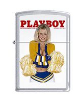 Zippo Playboy Cover November 1998 Pocket Lighter, Satin Chrome