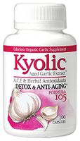 Kyolic Aged Garlic Extract Formula 105 Detox & Anti-Aging, 200 Capsules