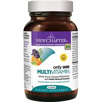 New Chapter One Daily Multivitamin (Formerly Only One) with Fermented Probiotics + Whole-Foods + Vitamin D3 + B Vitamins + Organic Non-GMO Ingredients - 72 ct (Packaging May Vary)