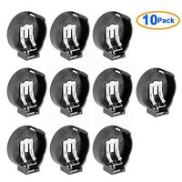 10 Pcs DIY CR2430 Coin Cell Button Battery Holder Socket by Uptell