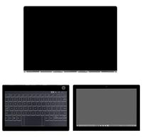 decalrus - Protective Decal Black Skin Sticker for Lenovo Yoga Book C930 (10.8" Screen) case Cover wrap LEyogaBkC930-90
