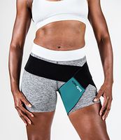 body helix Groin Muscle Support - Adjustable Groin Compression Wrap - Provides Exceptional Support to Injured Groin (Teal)