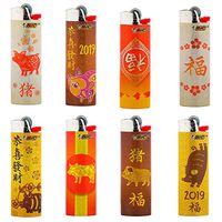 BIC Asian Series Pig Lighters Lot of 8