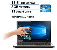 2016 Toshiba Satellite Flagship 15.6" Laptop, Intel Core i7-6500U Processor, 8GB RAM, 1TB Hard Drive, HD LED Backlit TOUCH Display, DVD Super Multi, Webcam, HDMI, Bluetooth, Windows 10