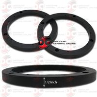 dco Universal 1/2 Inch Plastic Depth Ring Adapter/Spacer for 6.5" Car Speakers