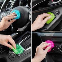 FiveJoy Car Cleaning Gels, 4-Pack Universal Auto Detailing Tools Car Interior Cleaner Putty, Dust Cleaning Mud for PC Tablet Laptop Keyboard, Air Vents, Camera, Printers, Calculator - 320g