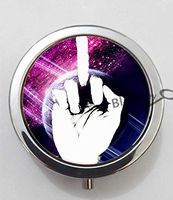 BlackKey Middle Finger 3-Compartment Decorative Pocket Gift Box Case Organizer for Pill, Color 1 -1035