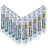 QBLPOWER NiCd AA 1000mAh 1.2V Solar Rechargeable Batteries Double A Battery Pack for Outdoors Solar Lights,Garden Lights,Remotes,Mice(20 PCS)