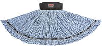 Rubbermaid Commercial 1924803 Maximizer Mop Head, Shrinkless Blend, Medium, Blue