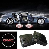 SOONDAR Upgraded Universal Senseor Wireless Car Door LED Projector Light Courtesy Welcome Logo Light Shadow Ghost Laser Lamp for GMC (2PCS)
