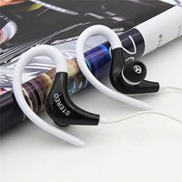 YOUNGFLY 3.5mm In Ear Earphones Holding on Ear Headphones With Microphone White