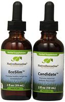 Native Remedies Candidate and EcoSlim ComboPack for effective weight loss and treatment of Candida and yeast infections