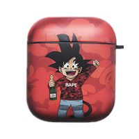 Phoetya Dragon Ball Z Airpod Case, Japanese Anime Airpods Cover, Portable & Protective Silicone Skin Cover Case for Apple Airpods(H01)