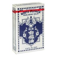 White Flower Analgesic Balm, 0.34-Ounce Bottles (Pack of 4)