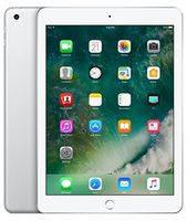 Apple iPad with WiFi + Cellular, 128GB, Silver (2017 Model) (Renewed)
