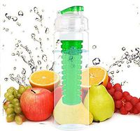 caomei Detox Water Bottle 700 ml Sports Fruit Infusion Bottle Water Bottle Green Plastic Water Bottle Sports Travel Drinking Utensils