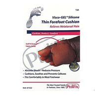 Pedifix Visco Gel Silicone Thin Forefoot Cushion Size (Small-Left)