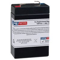6V 2.8Ah F1 - UPSBatteryCenter Battery Replacement for NP2.8-6