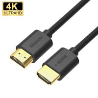 4K HDMI Cable 5ft HDMI 2.0 Cable Support 1080p 3D 2160P 4K UHD HDR Ethernet and Audio Return（ARC） - 1Pack