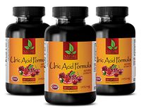 Brain and Memory Energy Booster - URIC Acid Formula - Natural EXTRACTS - Green Tea Extract Capsules - 3 Bottles (180 Capsules)