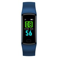 ASHATA Fitness Tracker Smart Watch Heart Rate Sleep Blood Oxygen and Blood Pressure Monitor Tracker Smart Bracelet Activity Tracker IP67 Waterproof Bluetooth Pedometer (Blue)