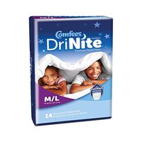 Comfees® Drinite Disposable Absorbent Pull On Youth Pants White Medium / Large 65-85 lbs CS/56