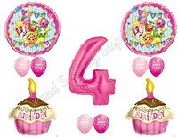 SHOPKINS 4th Fourth BIRTHDAY PARTY Balloons Decorations Supplies Cupcake Cookie