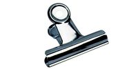 Charles Leonard Spring Clips with Hanging Hole, 3 Inches, Silver, Silver, 12-Pack (68300)
