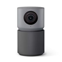 Hoop Cam+ Home Family Indoor Wired Security Camera: Facial Recognition, Relevant Notifications, Reminders, Motorized Tracking, AI Detection, 1080p, 2-Way Audio, Works with Echo Show & Nest Hub Grey