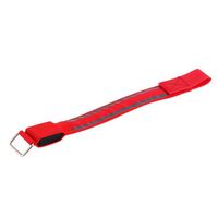 NEREIDS NET LED Night Sports Armband Flashing Arm Warmer Belt Bike Safety Reflective Strap (Red)