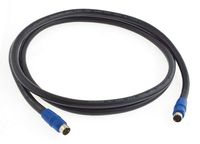 Hubbell Wiring Systems VGA615BK X-END VGA Plug-n-Play Non-Plenum Horizontal Run Cable, 8-Pin Male, 15' Length, Black
