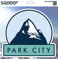 Squiddy Park City - Vinyl Sticker Decal for Phone, Laptop, Water Bottle (3" Tall)