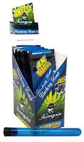 Kingpin Pure Hemp Flavored Wraps (Blueberry Bomb, 25 Packs/Full Box) with Rolling Paper Depot XL Kewltube