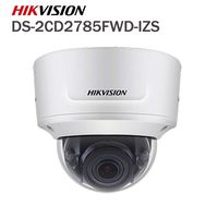 Hikvision UltraHD 4K（8MP） PoE Security IP Camera DS-2CD2785FWD-IZS Vari-Focal 2.8-12mm 4X Motorized Lens，Auto Focus,98ft EXIR，Audio in/Out Interface，H.265+ ，IP67 ，IK10