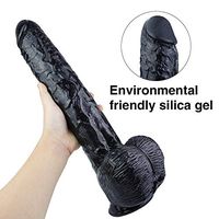 Black 16inch Dillo, Huge Analog Plug Adullt Toy for Beginner - Secret Of Love CDYJ2