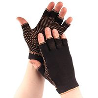 Copper D 1 Pair Black Copper Rayon from Bamboo Copper Compression Gloves for Relief from Injuries, Arthritis, and More or Comfort Support for Every Day Uses, Small Medium