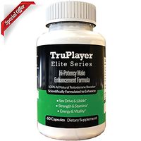TruPlayer Elite Series: #1 Male Enhancement Pills - Proven Testosterone Booster For Men - Get Results or Your Money Back!