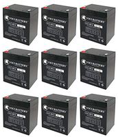 VICI Battery 12V 5Ah UPS Battery Replaces 4Ah Johnson Controls JC1240-9 Pack Brand Product