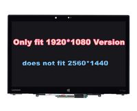 New Replacement 14" FHD (1920x1080) LCD Screen IPS LED Display + Touch Digitizer + Touch Control Board + Bezel Frame Assembly Fit Lenovo Thinkpad FRU: 01AX894