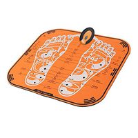 Lzour Electric EMS Foot Massager ABS Physiotherapy Acupoints Pedicure Tens Foot Massager Feet Muscle Stimulator USB Remote Charging