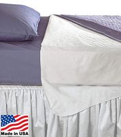 Ultra Plus Absorbent Waterproof Toddler Bed Underpad, Washable Mattress Sheet Protector - with Tuck in Tails