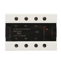 Solid Stats Relay,Three Phase Solid State Relay DC Control AC 40DA/60DA/80DA Load 24-480VAC(BRM3-80DA)