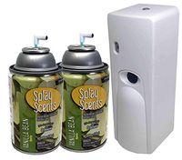 Automatic Spray Air Freshener Kit (2) Refills with (1) Dispenser - Spray Scents - Vanilla Bean