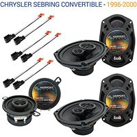 Compatible with Chrysler Sebring Convertible 1996-2000 OEM Speaker Upgrade Harmony Speakers New