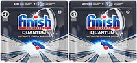 Finish - Quantum - 82 Count - Dishwasher Detergent - Powerball - Ultimate Clean & Shine - Dishwashing Tablets - Dish Tabs, Pack of 1 Pack of 2