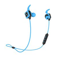 Sports Running Headsets Bluetooth Headphones Ear Buds, CCK KS Plus Dual Battery Hi-fi Music Sweat Proof Noise Canceling Wireless Earphones with Mic for Outdoor Gym Workout Exercising (Blue)